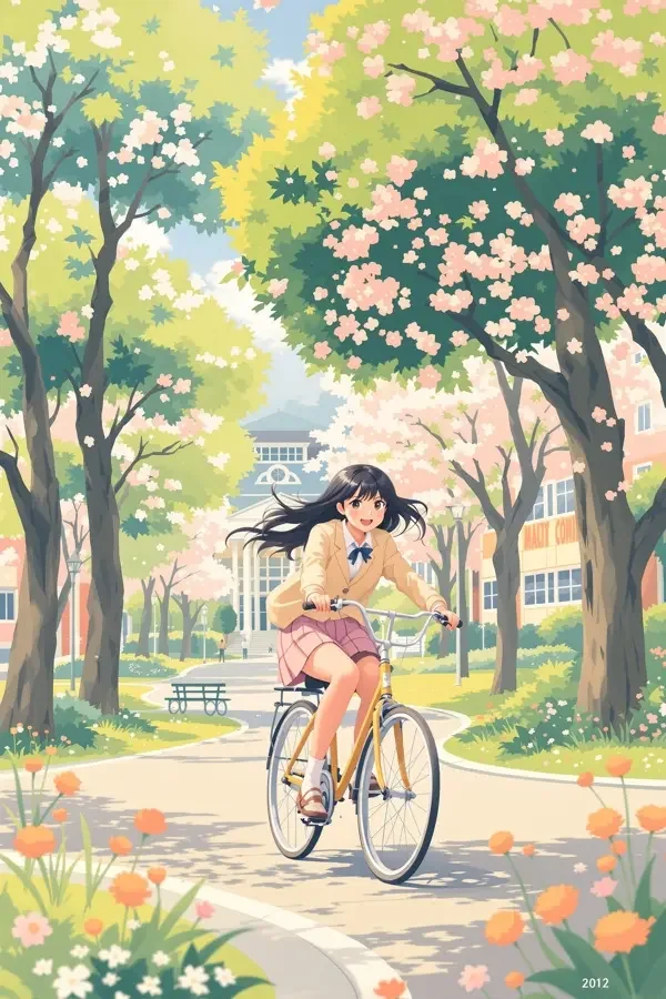 元气少女的日常海报